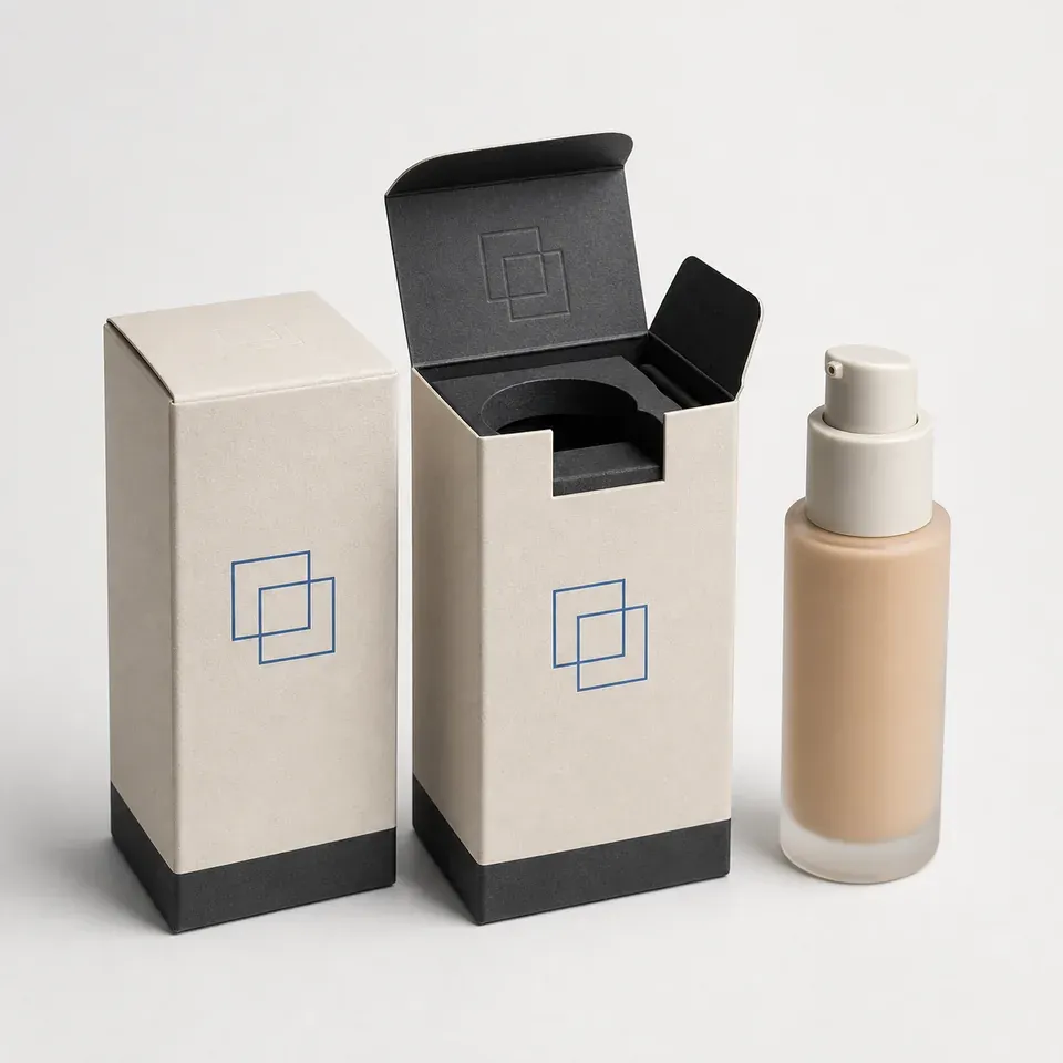Easybox foundation bottle cartons with protective insert
